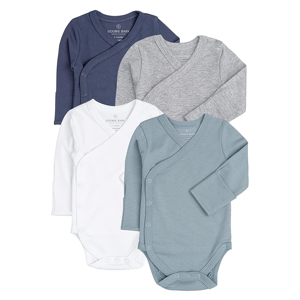 Nissy Nap time フーディ Baby Side Snap Bodysuit Set, 100% Cotton Boy Girl Unisex